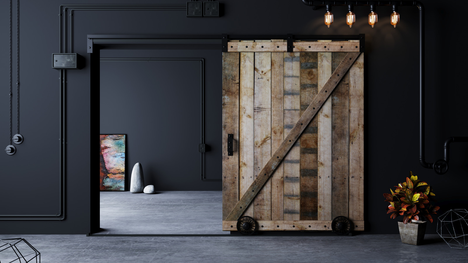 How To Incorporate Barn Doors In A Modern Home With Inspiration From