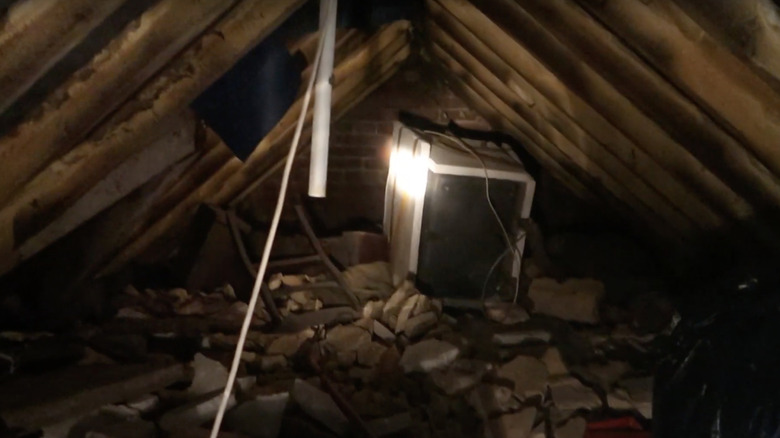 destroyed attic