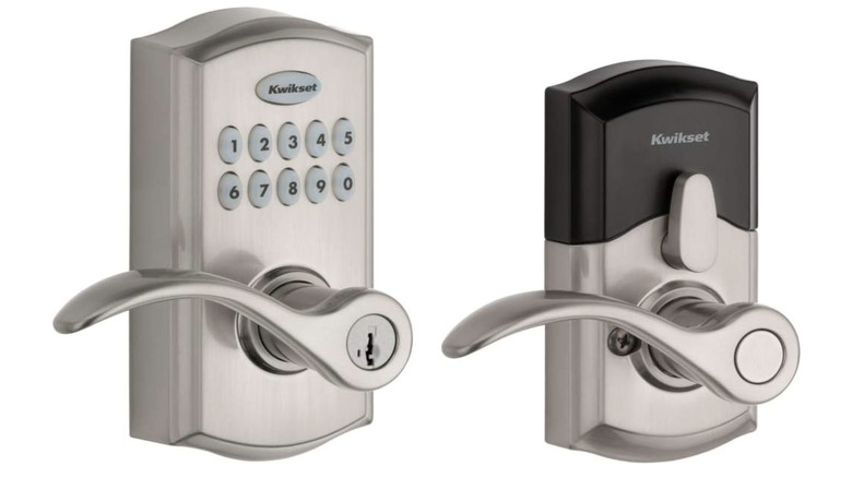 Kwick set smart lock front and back