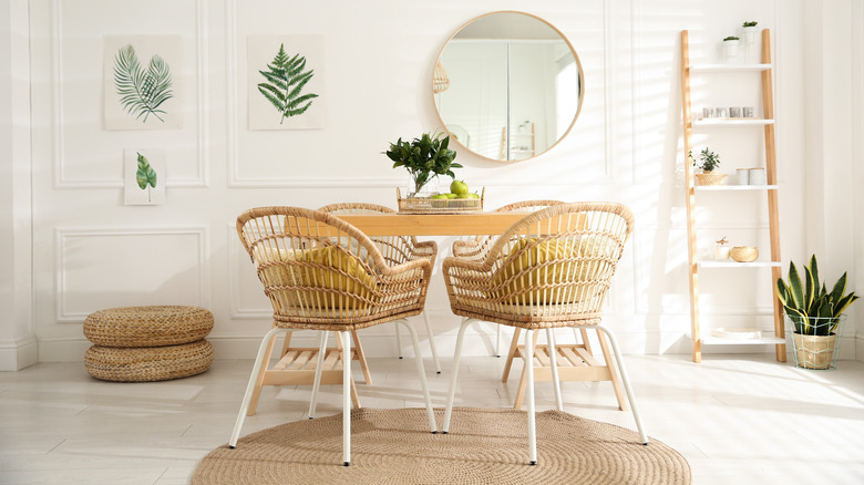 wicker chairs