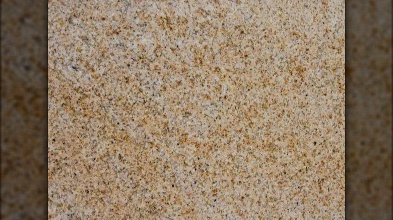 Brown and tan granite tile