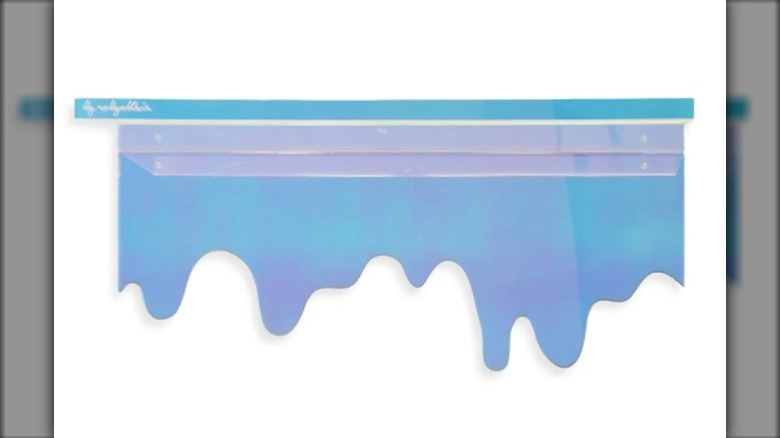 Iridescent drip shelf