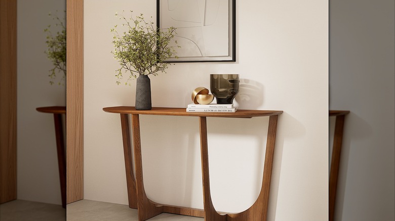 Article. Tovy console in an entryway