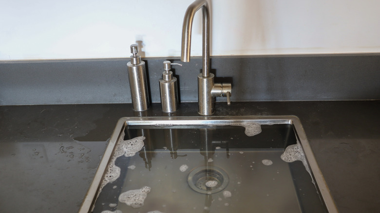 clogged sink drain