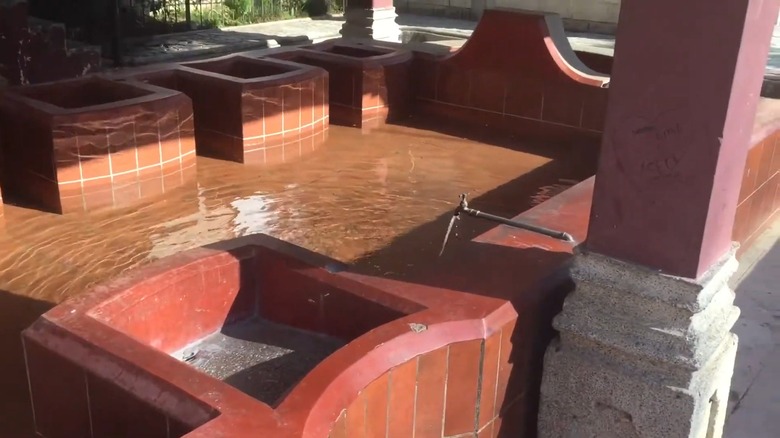 Communal pila in Guatemala for washing clothes