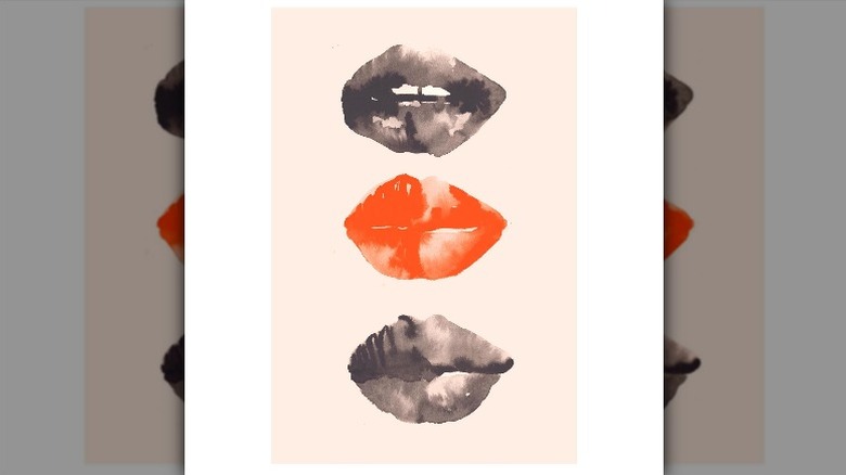 Painting of three mouths