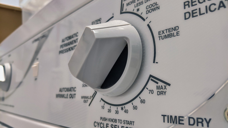 settings on a dryer