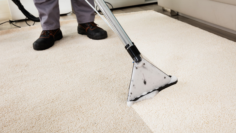 deep cleaning carpet