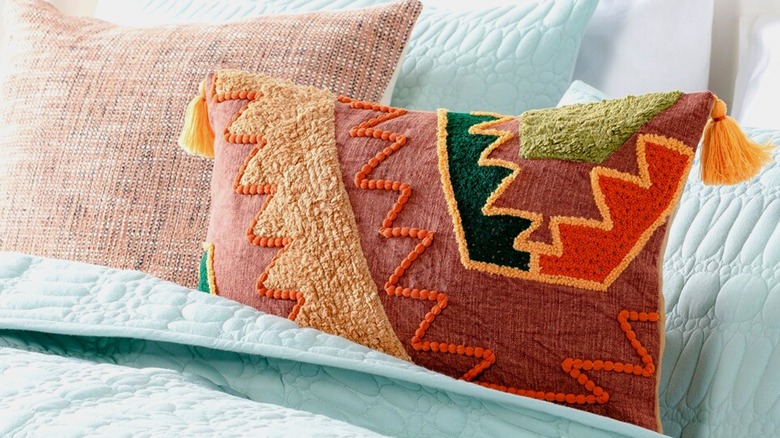 multi-colored cushion