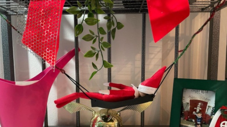 Elf in a hammock