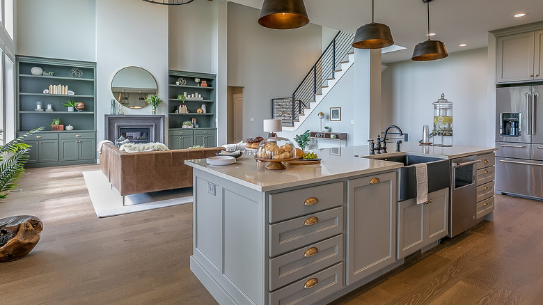 open concept kitchen