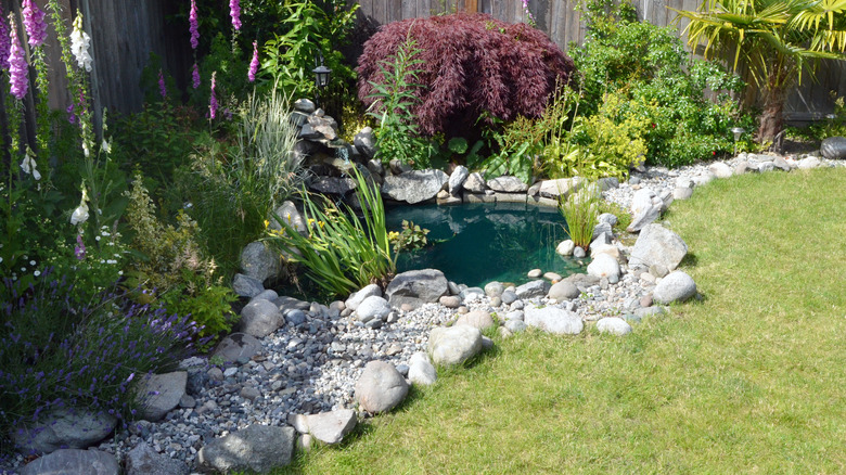 water feature backyard DIY