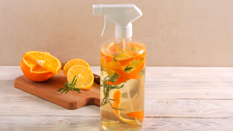 orange peel cleaning spray