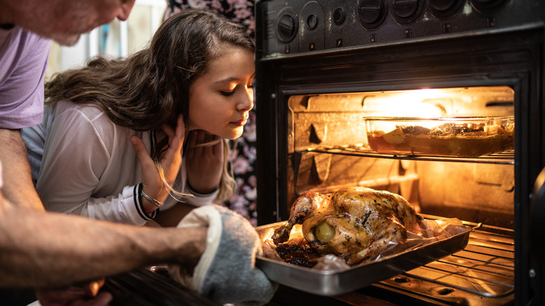 Cooking multiple dishes in oven