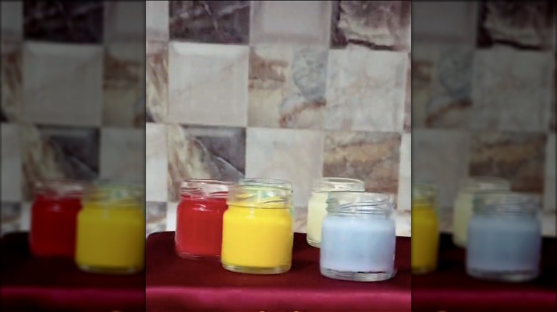 mini jarred candles