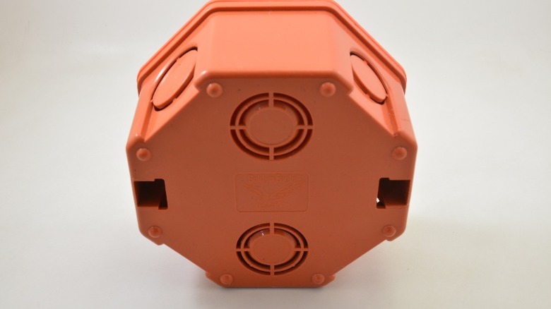 orange octagon junction box