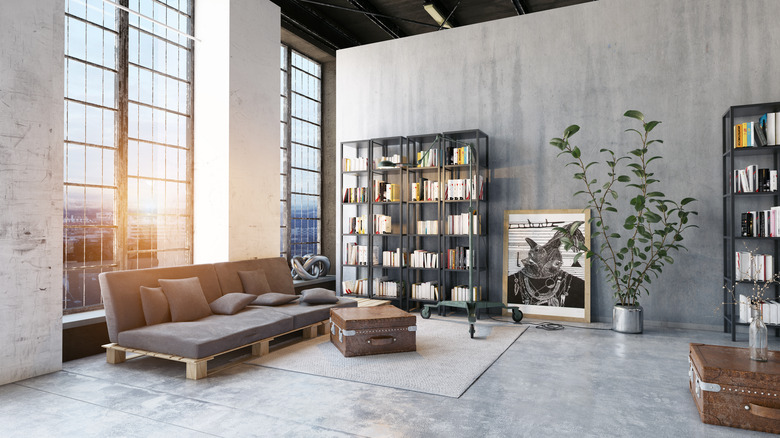 urban loft living room 