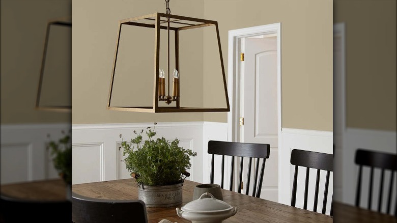 neutral dining room