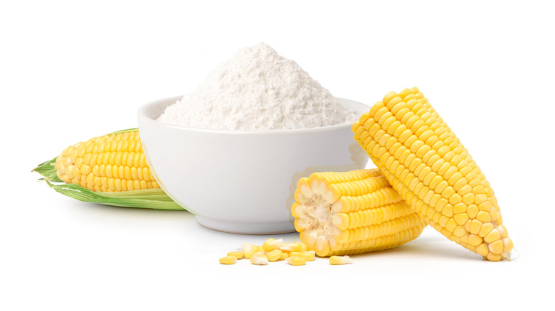 bowl of cornstarch