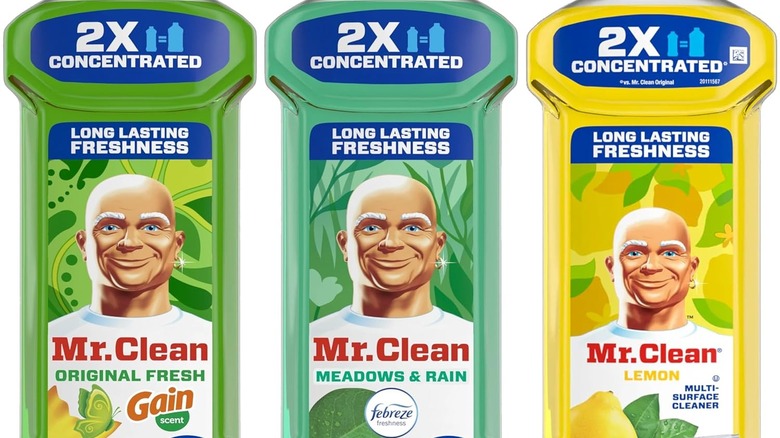 Mr. Clean bottles