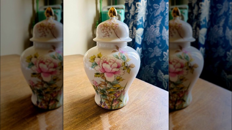 unique ginger jar with lid