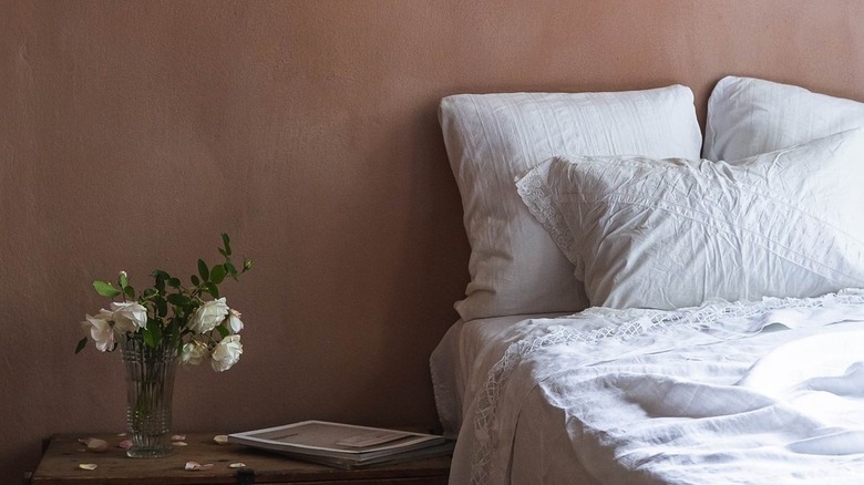 Romantic Tuscan style bedroom 