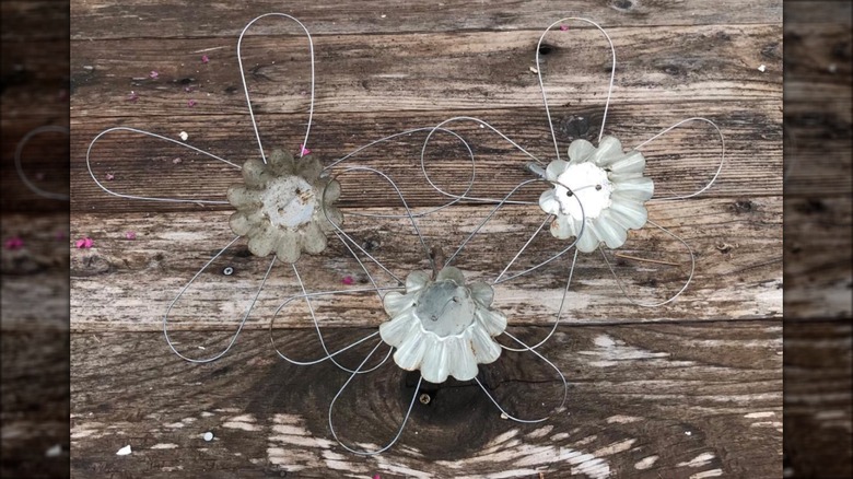 metal wire flower craft