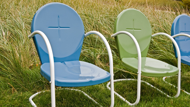 Retro style outdoor chairs