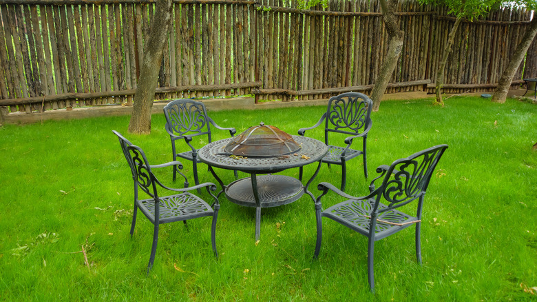 Wrought iron chairs