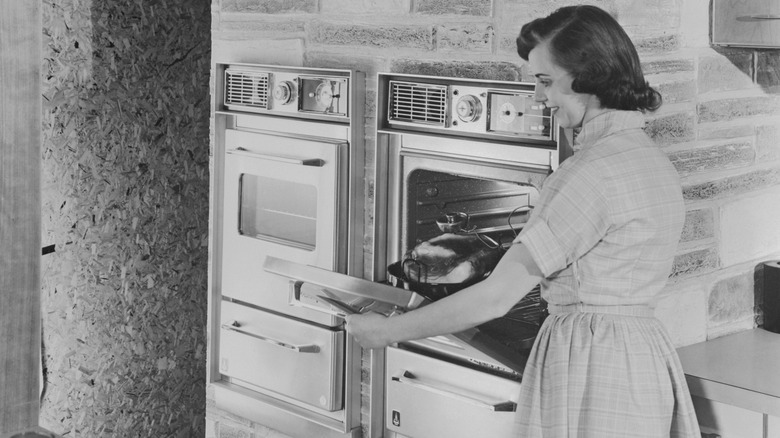 Vintage photo of Whirlpool ovens