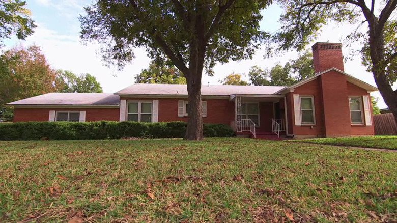 red ranch house