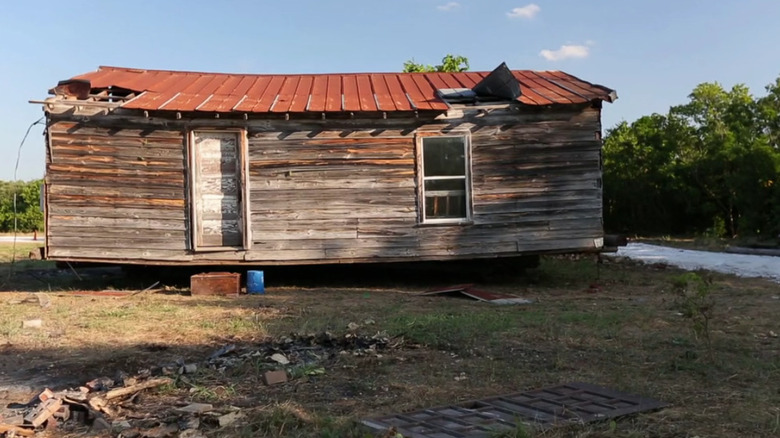 old wooden shack