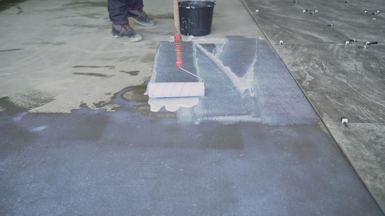 Sealing concrete floors