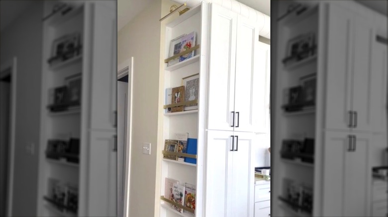 Kitchen book shelf