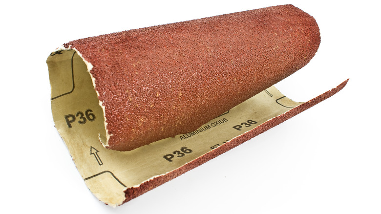 Some sandpaper 