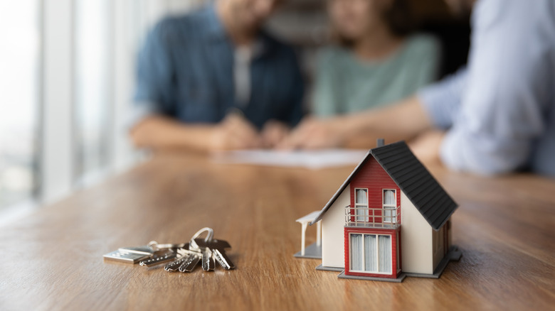 tiny house with keys