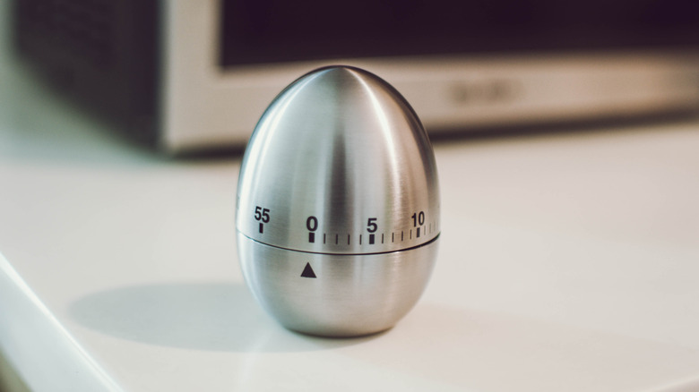 metal egg kitchen timer