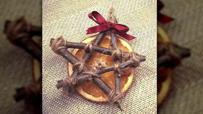 Twig star ornament