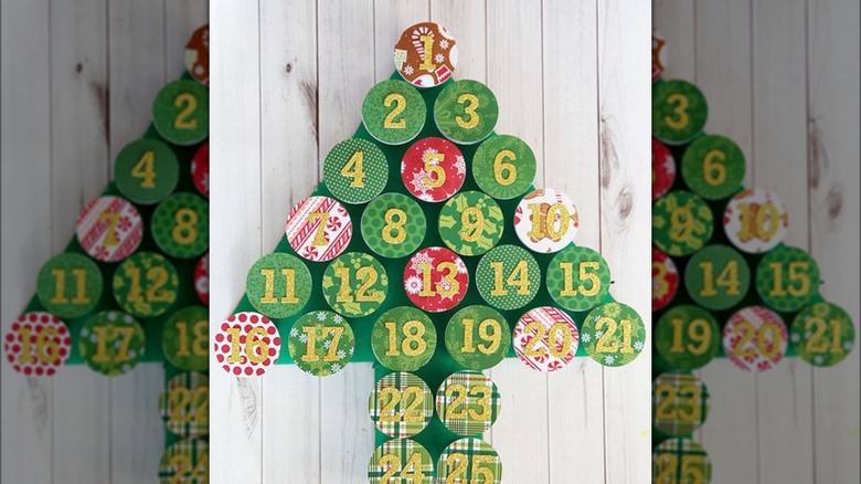 k-cup diy advent calendar