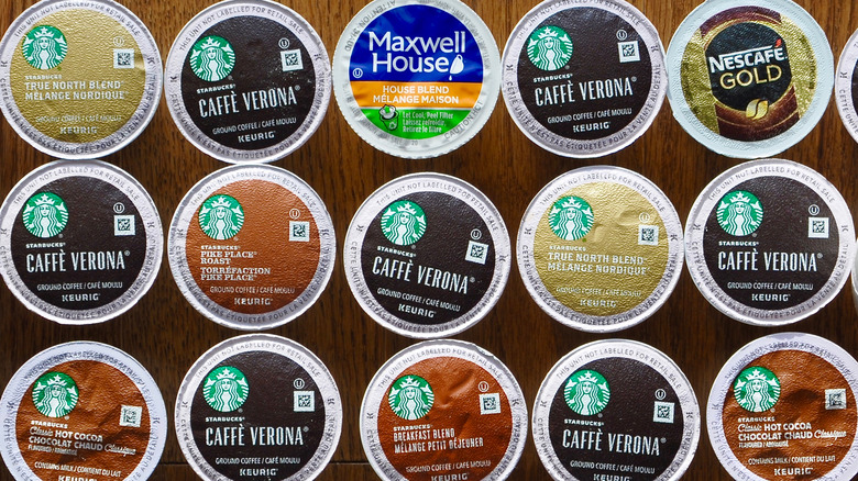 K-Cups on table