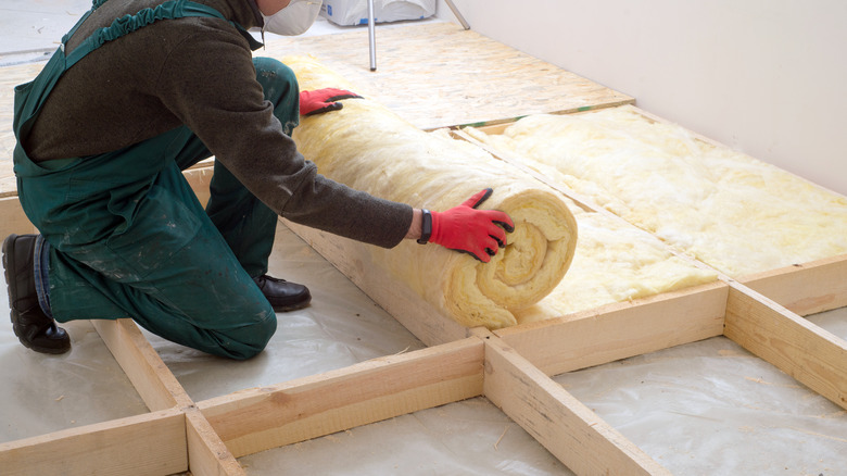 Insulating the floor