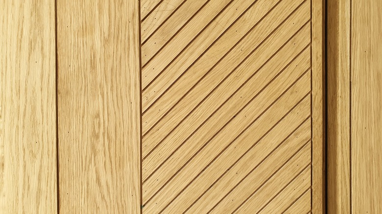 herringbone door