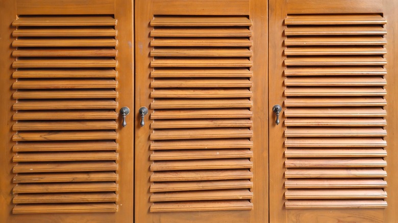 louvered cabinets