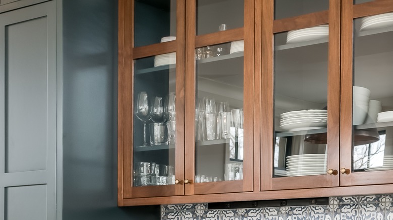 glass cabinet doors