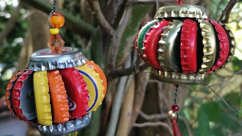 bottle cap lanterns 