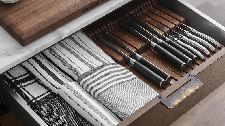 knife rack drawer insert 