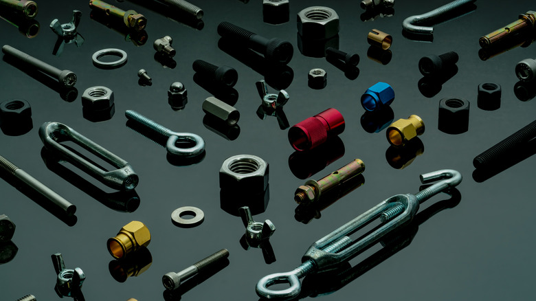 A variety of fasteners