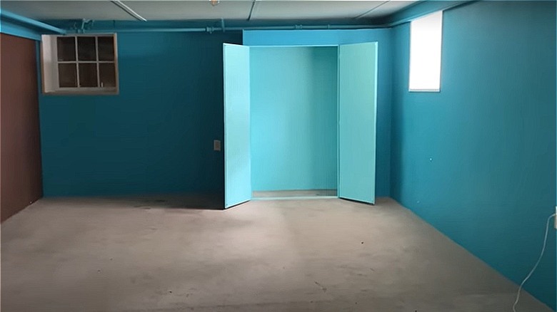 blue basement