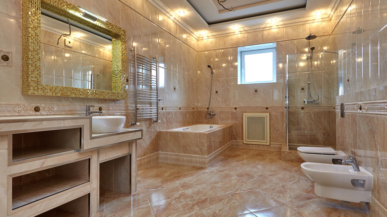 marble bathroom