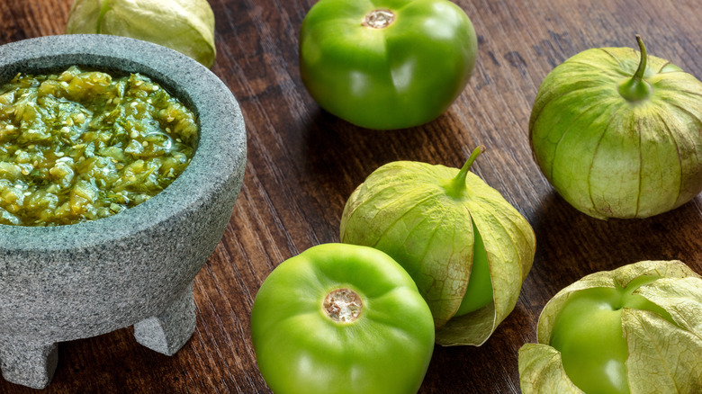 green tomatillos